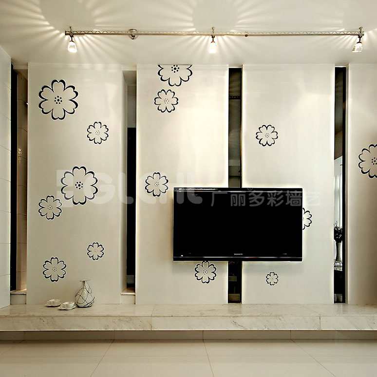 現代簡約背景墻