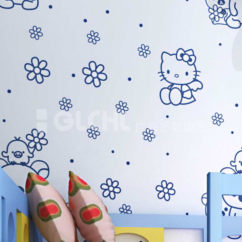 兒童房手工墻紙